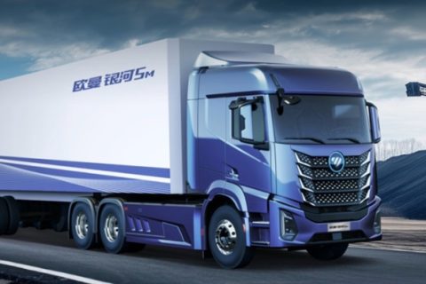 600kWh大电量！福田欧曼银河5M让煤炭砂石运输更高效