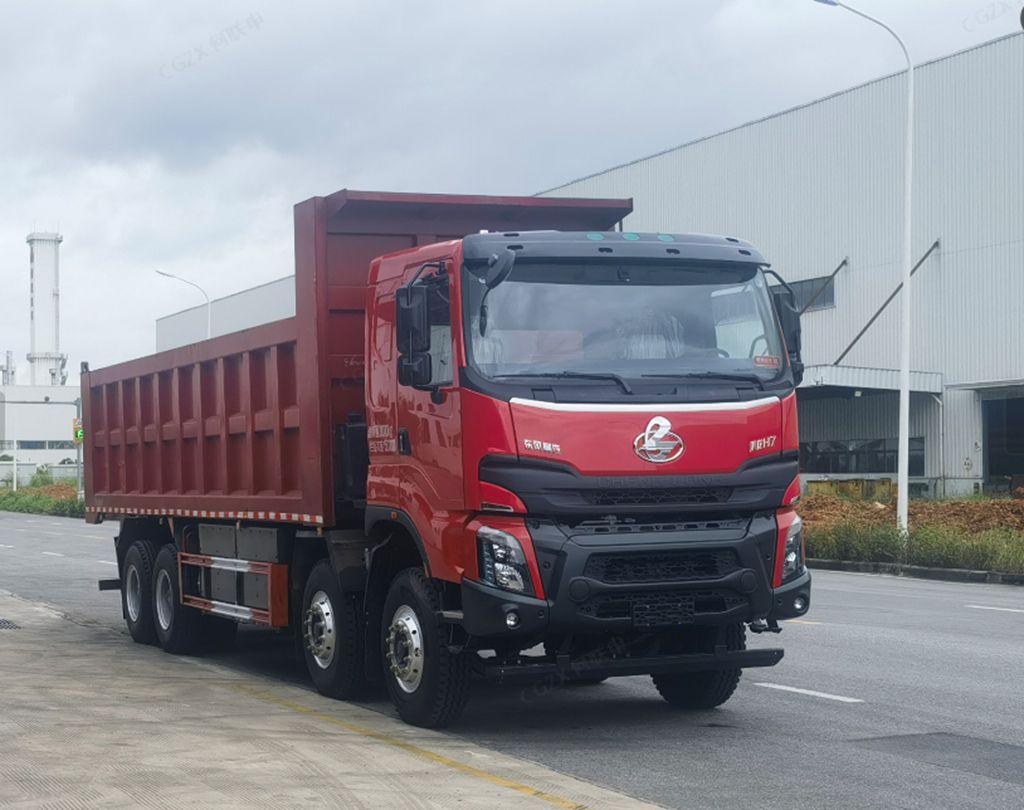 乘龙H7 8x4纯电自卸车：动力续航双优，工程运输新标杆