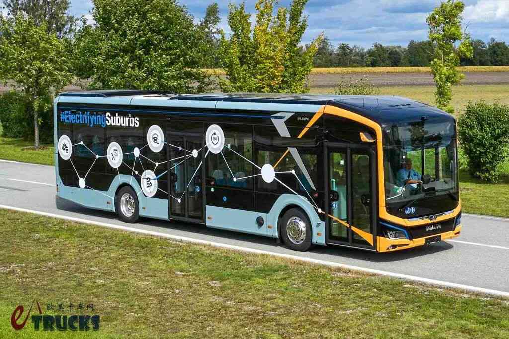 纯电动城市客车“换皮”？城乡通用的曼恩Lion’s City E LE纯电动客车实拍