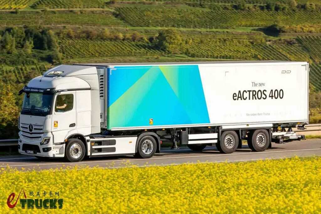旗舰车型技术下放，奔驰发布全新一代eActros 400电动卡车，带您看配置如何