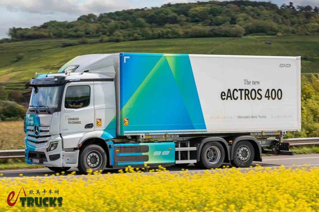 旗舰车型技术下放，奔驰发布全新一代eActros 400电动卡车，带您看配置如何