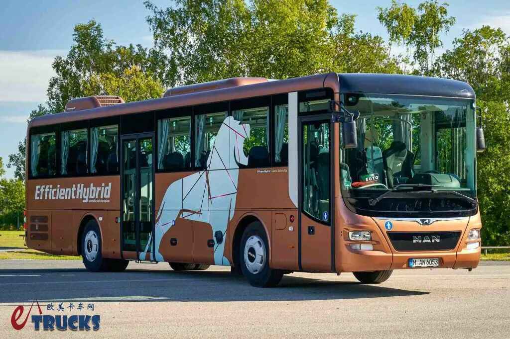 2025Busworld客车展｜EfficientHybrid高效混动加持，曼恩Lion’s Intercity城际客车上新
