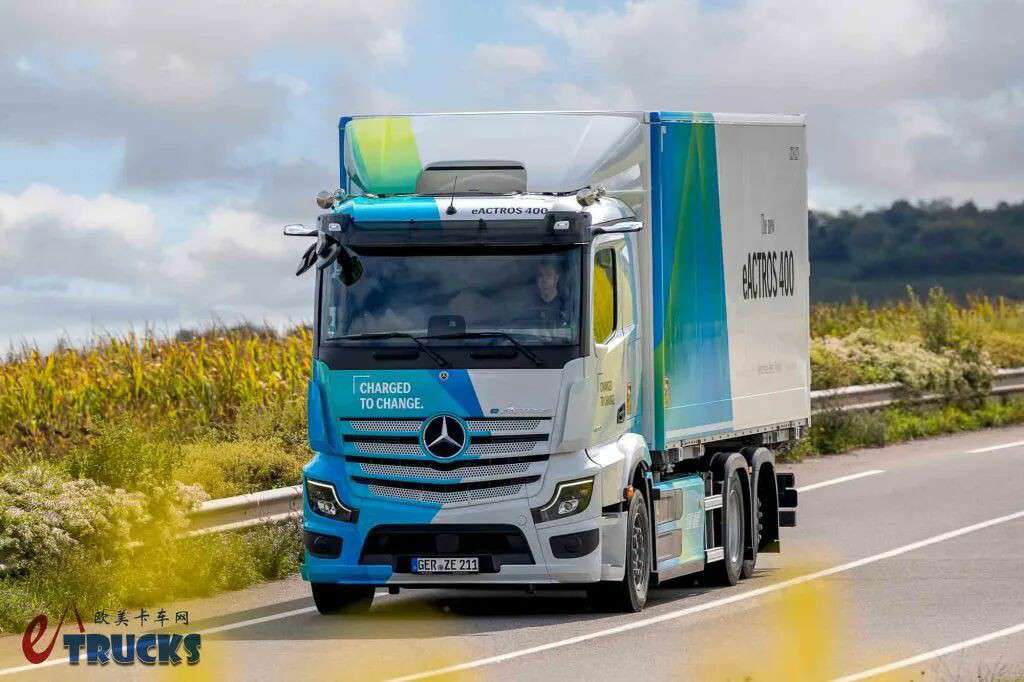 旗舰车型技术下放，奔驰发布全新一代eActros 400电动卡车，带您看配置如何