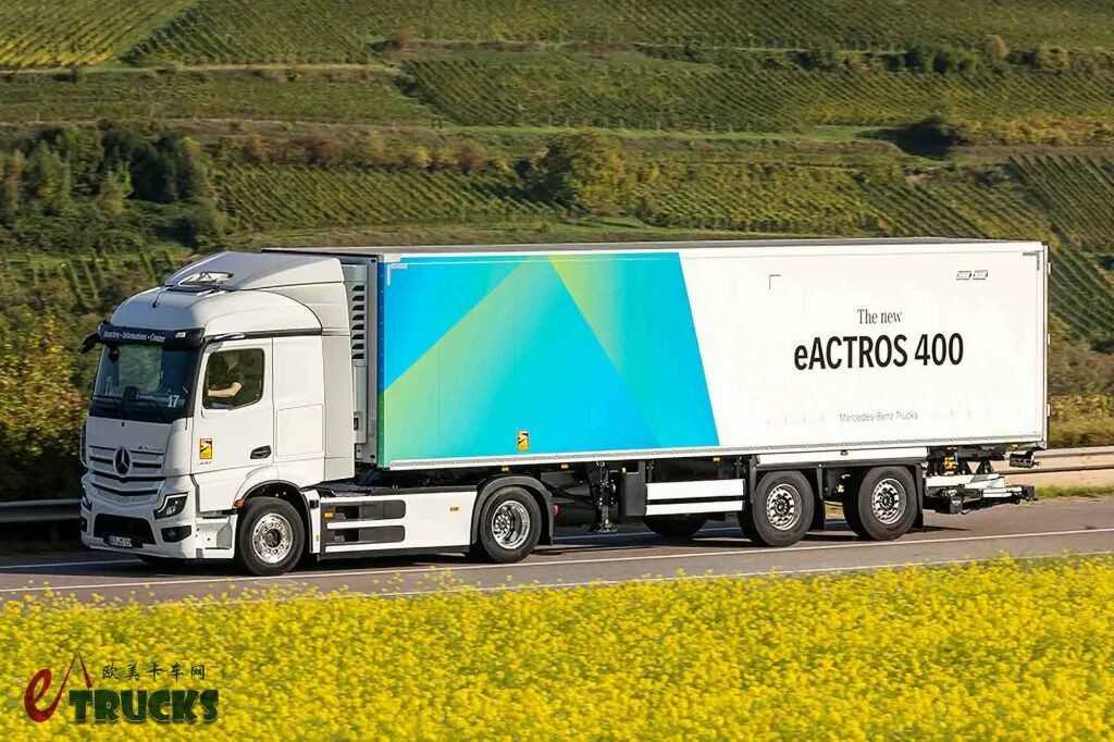 旗舰车型技术下放，奔驰发布全新一代eActros 400电动卡车，带您看配置如何
