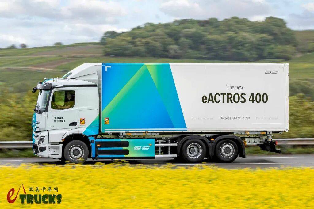 旗舰车型技术下放，奔驰发布全新一代eActros 400电动卡车，带您看配置如何