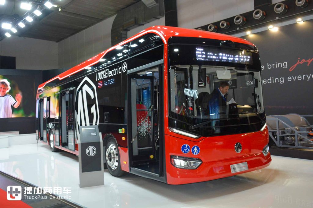 MG品牌的纯电动公交车？iEV12车型全球首发，带您看看实力几何！