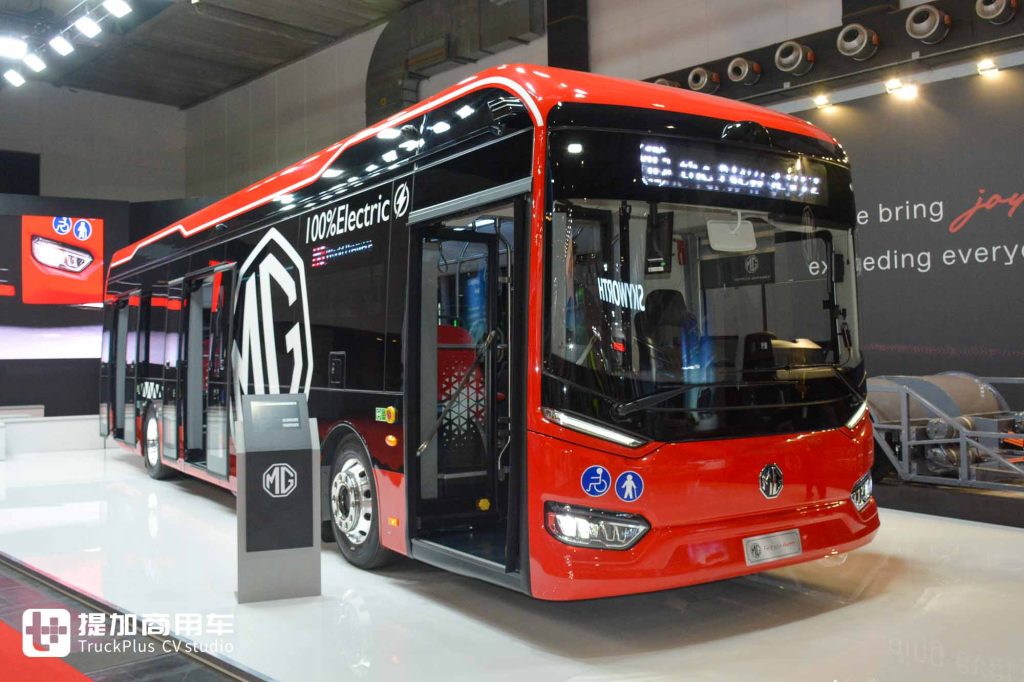 MG品牌的纯电动公交车？iEV12车型全球首发，带您看看实力几何！