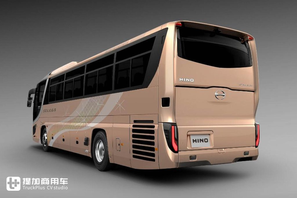 它是日系旗舰旅游巴士？20年来首次外观更新，日本实拍新款日野Selega