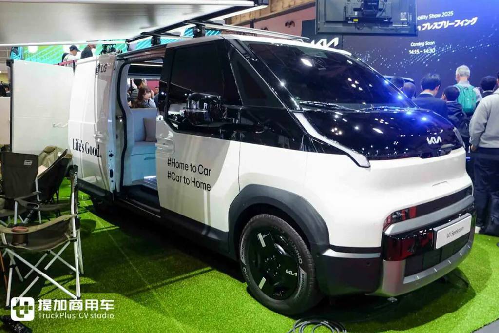 起亚的电动VAN车，客运货运全满足！起亚PV5登陆日本市场，实拍带你看实力几何
