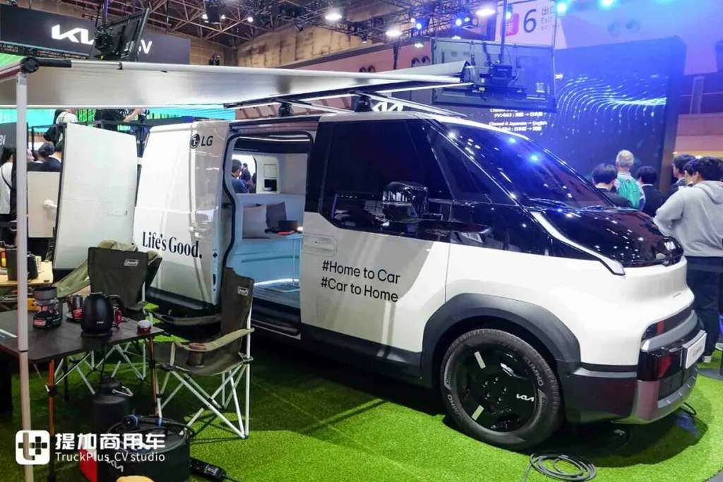 起亚的电动VAN车，客运货运全满足！起亚PV5登陆日本市场，实拍带你看实力几何