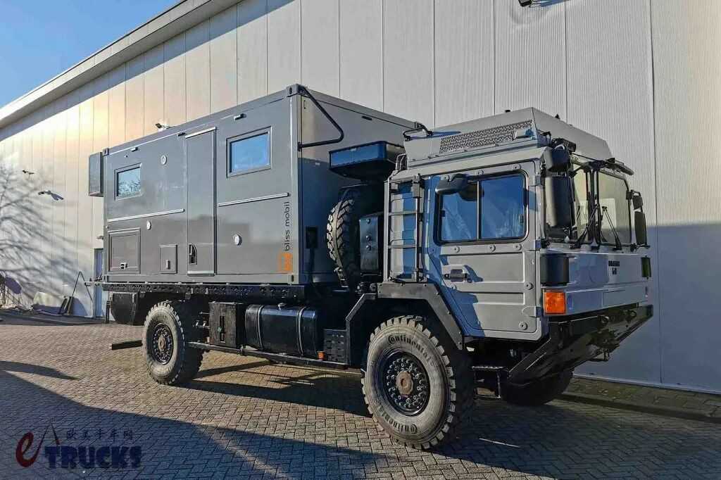 这才是男人的大玩具！曼恩HX军用卡车底盘打造，Bliss Mobil越野房车实拍