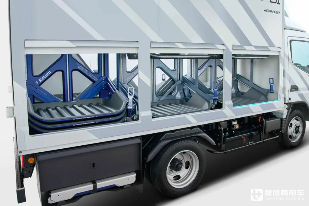 2025日本移动出行展｜氢内燃机、氢燃料电池卡车同台竞技！三菱扶桑现场展车阵容实拍