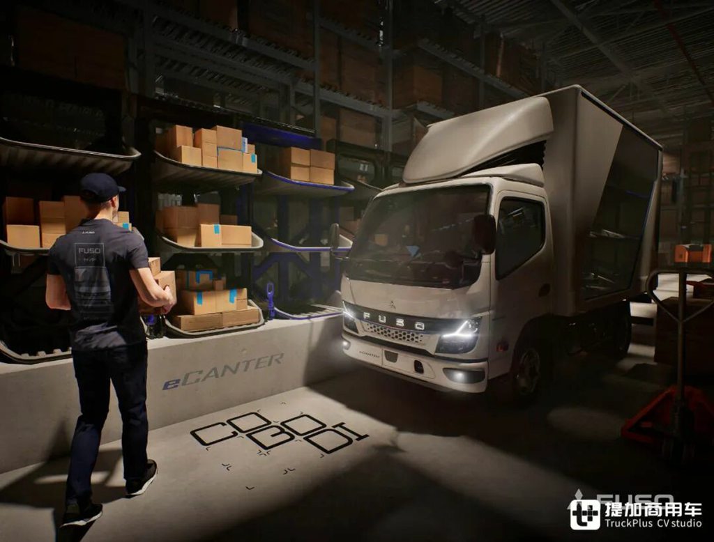 2025日本移动出行展｜氢内燃机、氢燃料电池卡车同台竞技！三菱扶桑现场展车阵容实拍