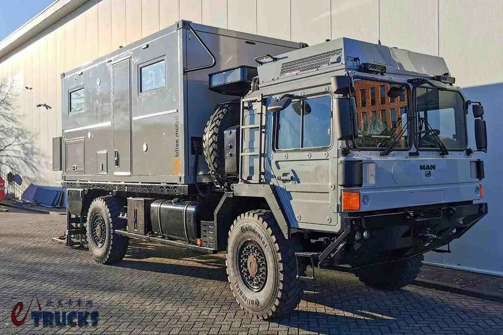 这才是男人的大玩具！曼恩HX军用卡车底盘打造，Bliss Mobil越野房车实拍