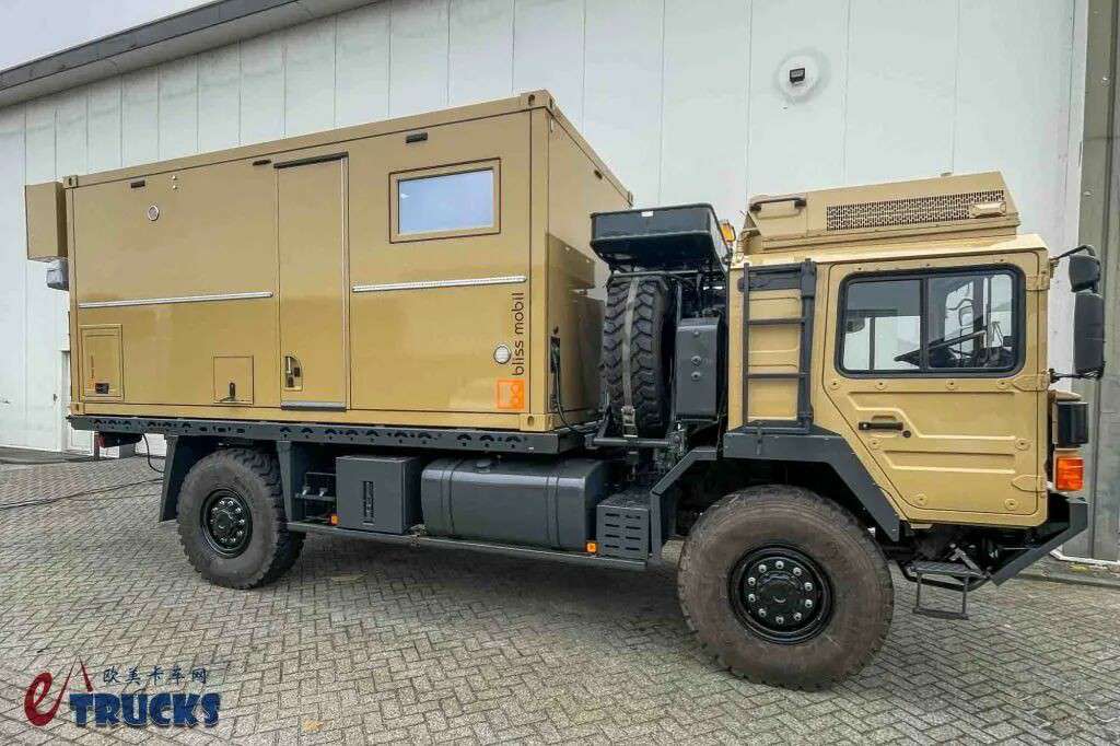 这才是男人的大玩具！曼恩HX军用卡车底盘打造，Bliss Mobil越野房车实拍