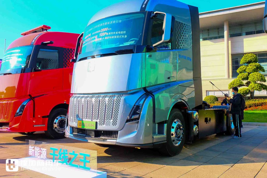 续航超2000KM的新能源重卡?远程星瀚H 2000度电液态新能源4×2牵引车来袭!