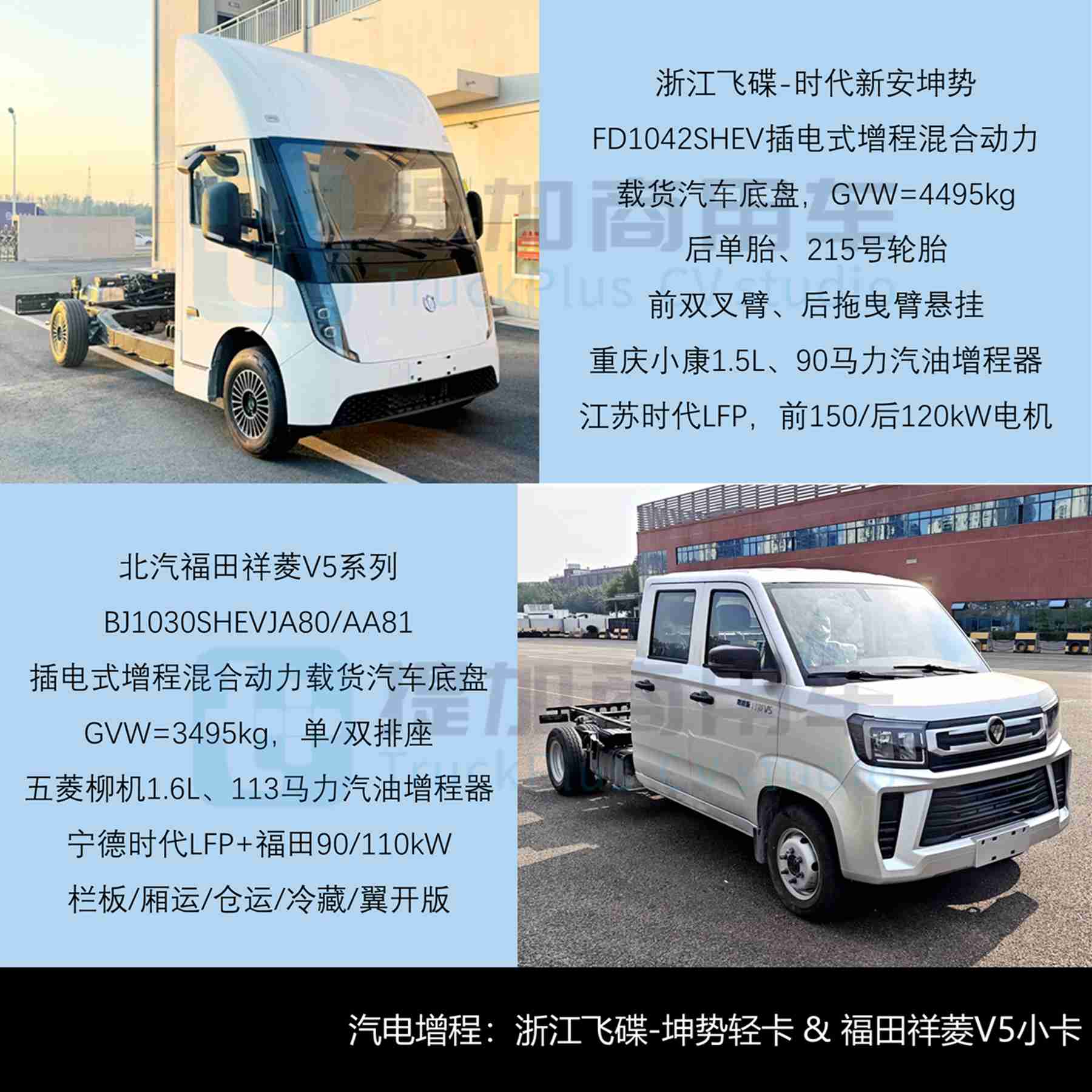行业首款燃料电池小卡来袭，飞碟汽车携手时代新安推出增程轻卡，2025年12月期公示N类中/轻/微卡新品盘点