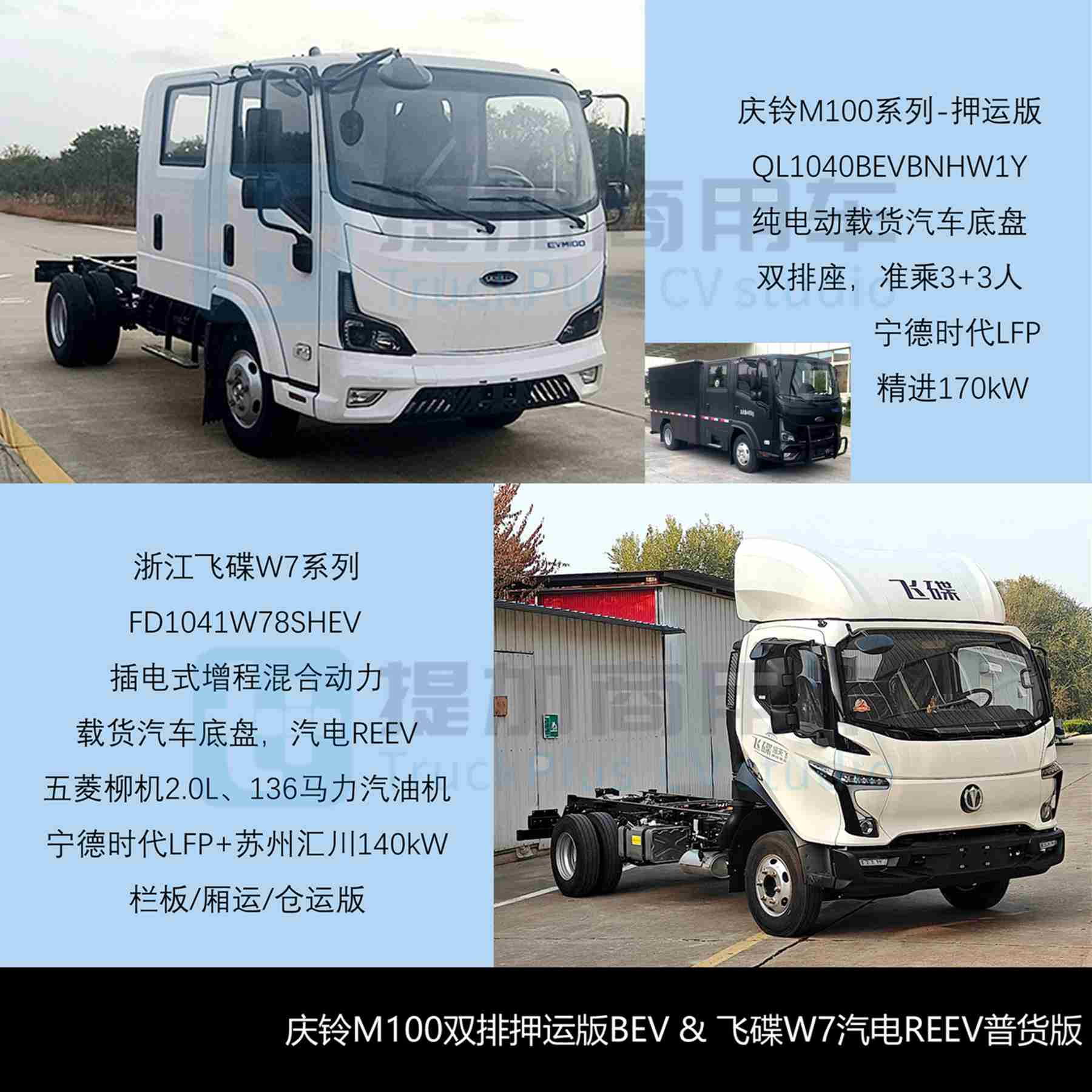 行业首款燃料电池小卡来袭，飞碟汽车携手时代新安推出增程轻卡，2025年12月期公示N类中/轻/微卡新品盘点