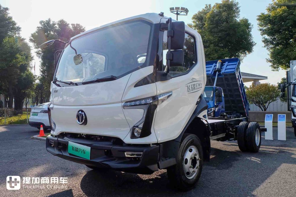 配140度宁德时代电池，跨城运输神器？飞碟EW7纯电动轻卡实拍
