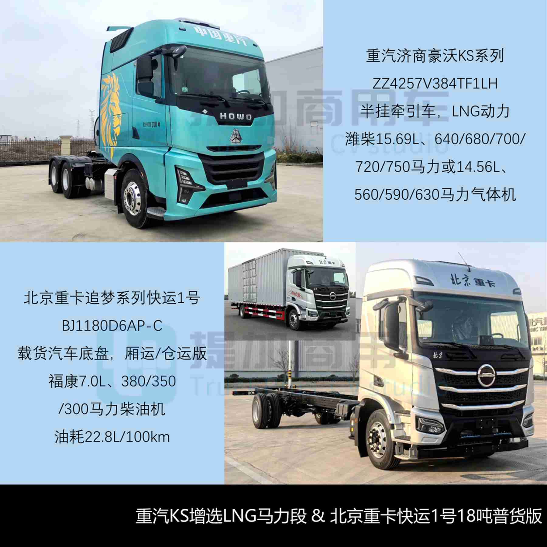 豪沃KS新增燃气车型，解放J7自卸车来袭，工信部第405批新品公示之N类重型货车篇
