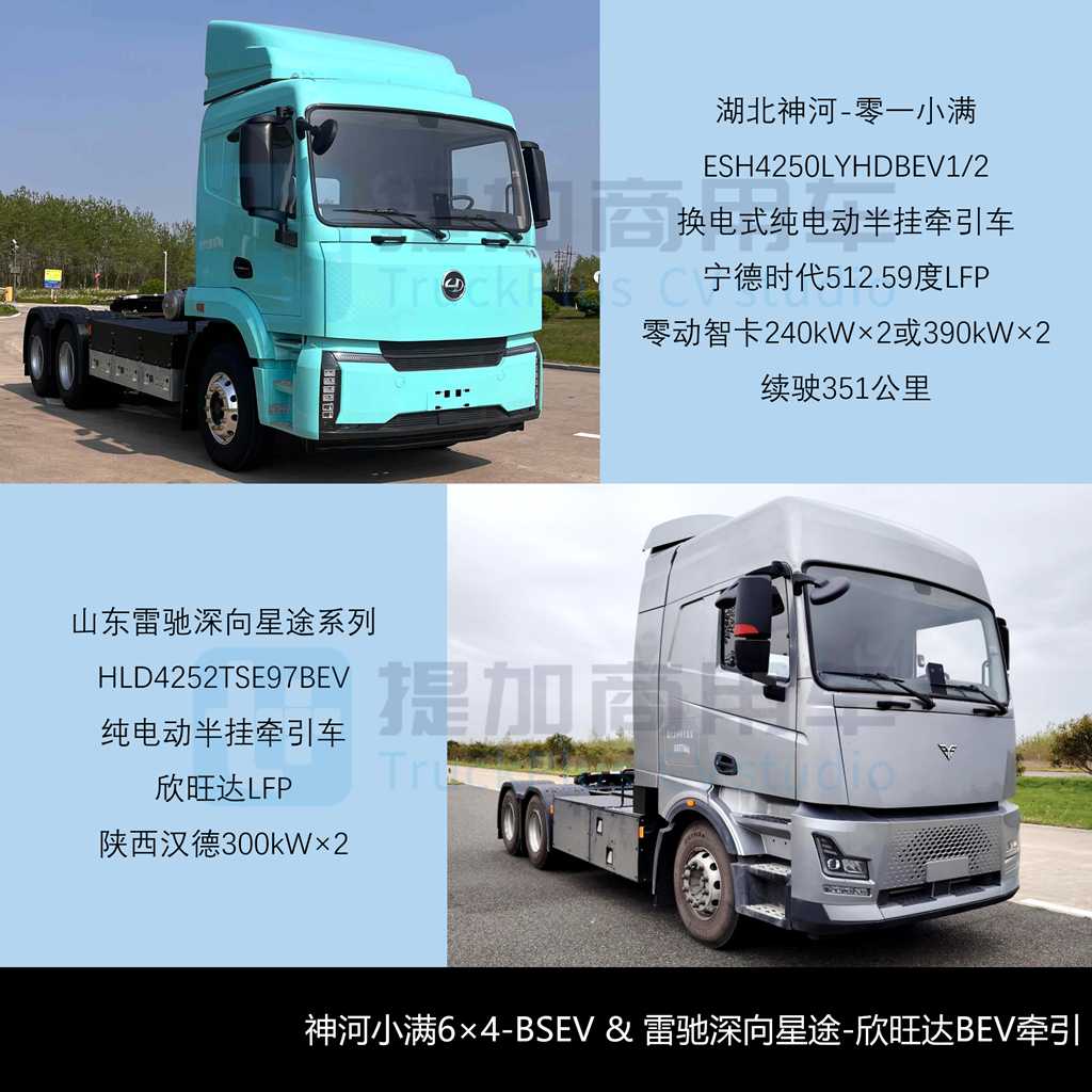 豪沃TX五轴油田车/豪沃KS载货车抢眼,三一首次搭载弗迪电池,工信部第407批新产品公示之N类重型货车篇(下)