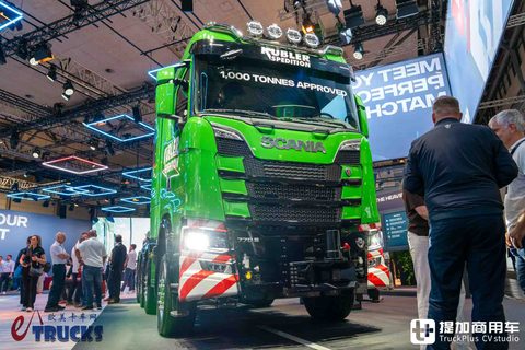 2026IAA：斯堪尼亚千吨王来了！8x6驱动配770匹V8机，770 S大件牵引车深度实拍评测