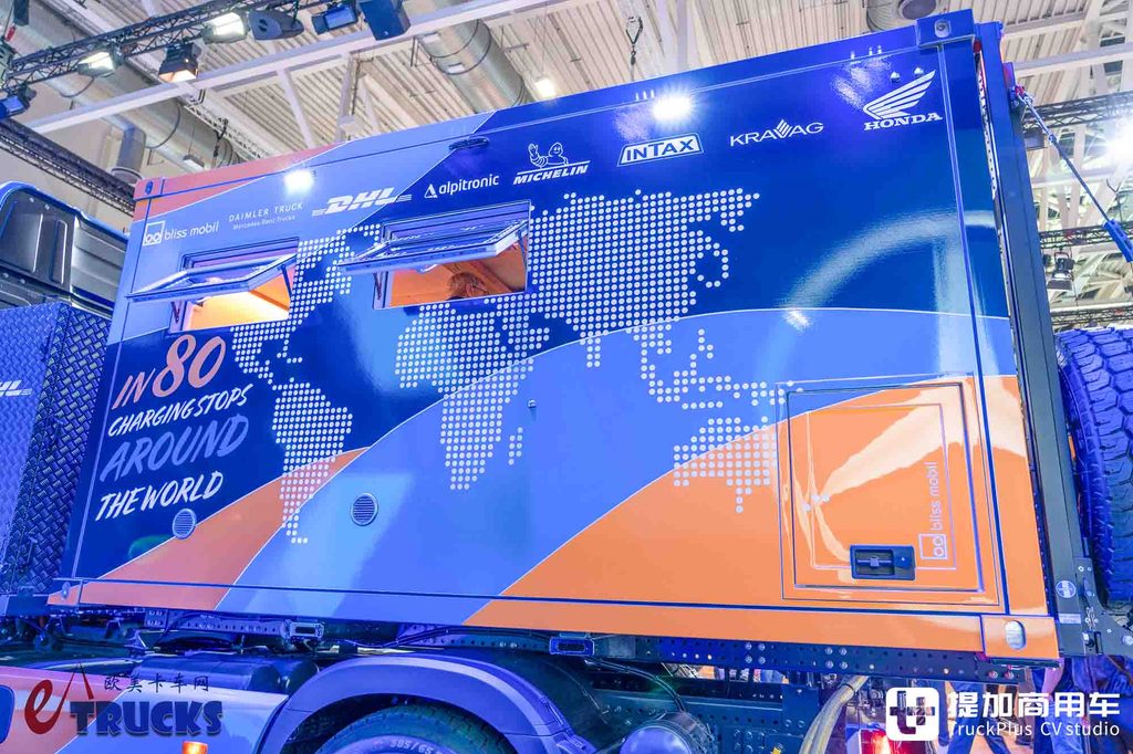 2026IAA:会来中国!化身房车还带越野摩托,奔驰eActros 600开启环球80充挑战
