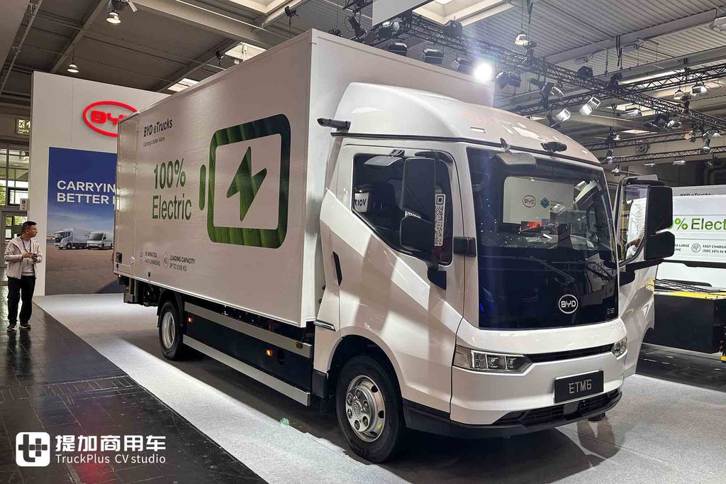 粤B牌照惊现荷兰？比亚迪长途电动重卡路试曝光，IAA首发倒计时