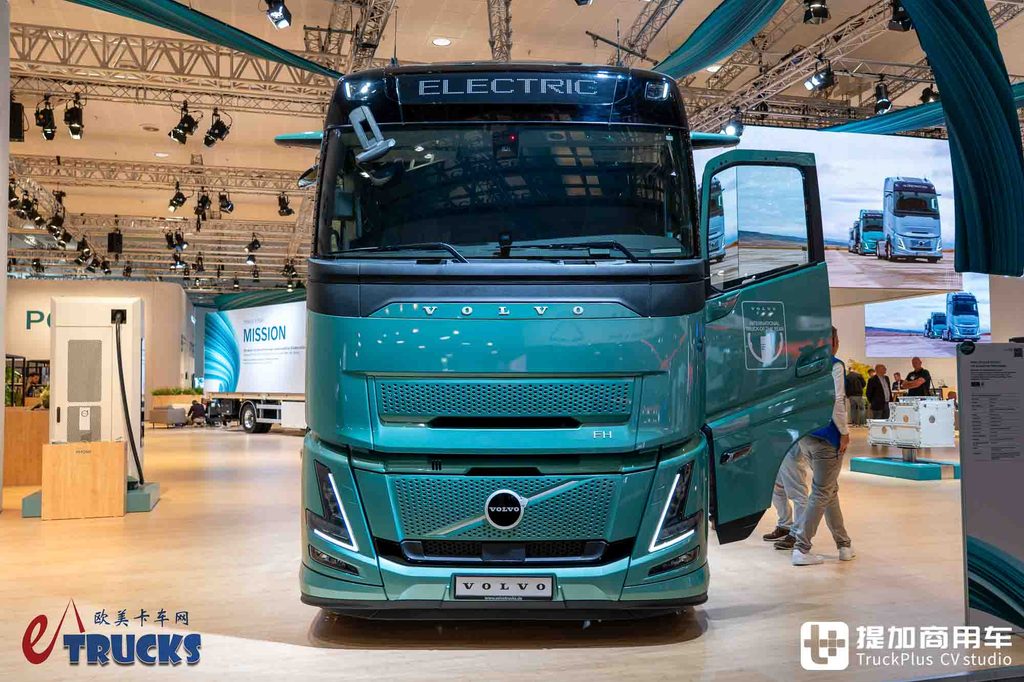 2026IAA：三星电池独苗，续航700公里？沃尔沃FH Aero长续航版电动重卡深度实拍评测