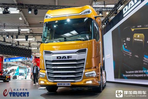 2026IAA：超大驾驶室+米勒循环发动机，无缘国内的欧洲旗舰重卡有多强？达夫XG+深度实拍评测