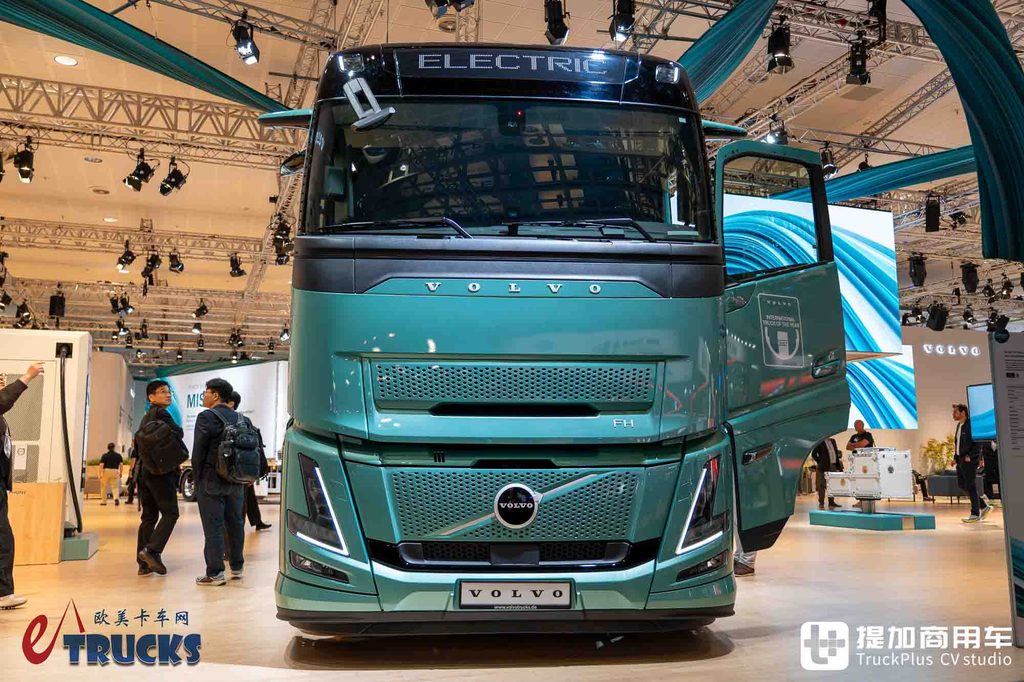 2026IAA：三星电池独苗，续航700公里？沃尔沃FH Aero长续航版电动重卡深度实拍评测