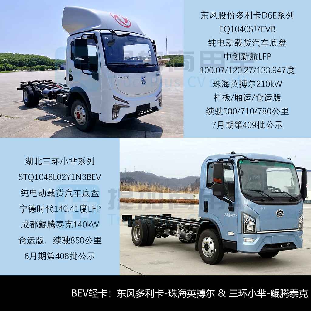一汽解放轻卡平台造型焕新，比亚迪T5搭载252KW电驱？2026年6-9月期公示N类中/轻/微卡新产品盘点（上）