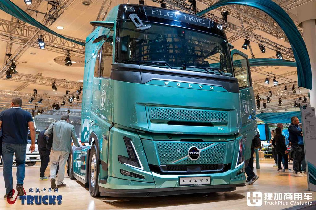 2026IAA：三星电池独苗，续航700公里？沃尔沃FH Aero长续航版电动重卡深度实拍评测